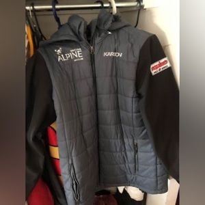 Karbon Puffer Shell Crew Jacket